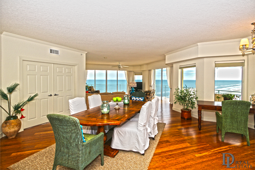Island Crowne 1104 - Daytona Beach - FL Oceanfront Condo - Beach River View Dining